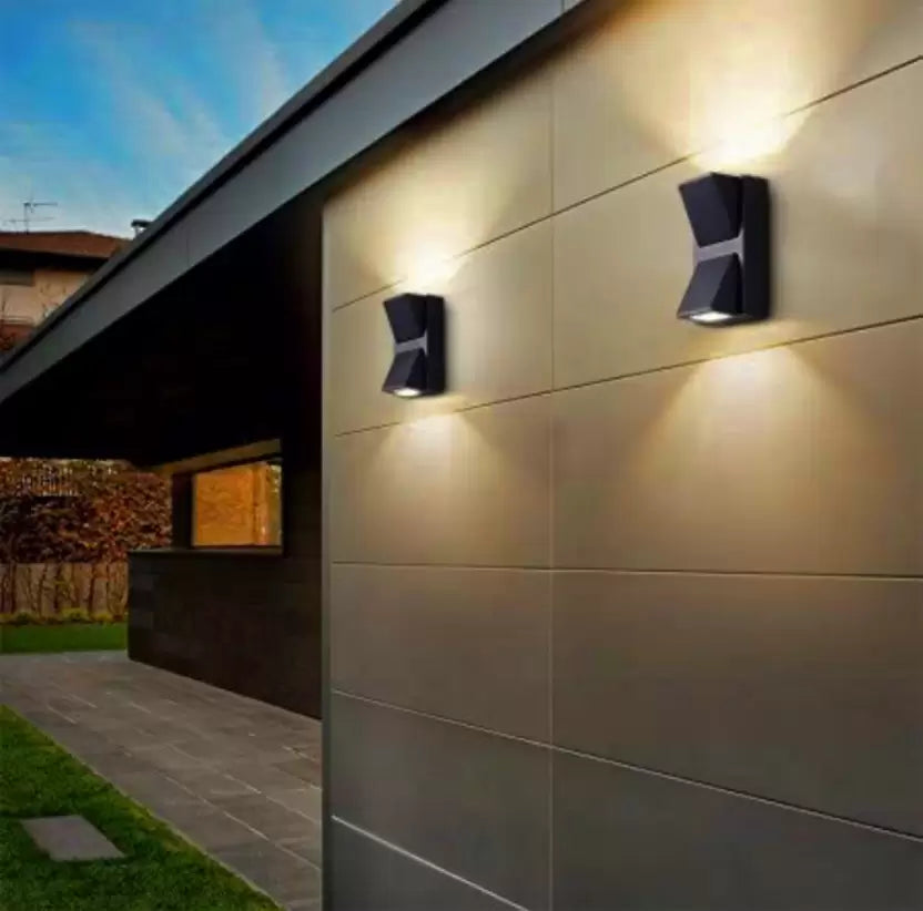K Shaped Double Led Two Side Waterproof LED Outdoor Light | Wall Lamp for Outdoor and Indoor | Best For Home & Garden - 10 W