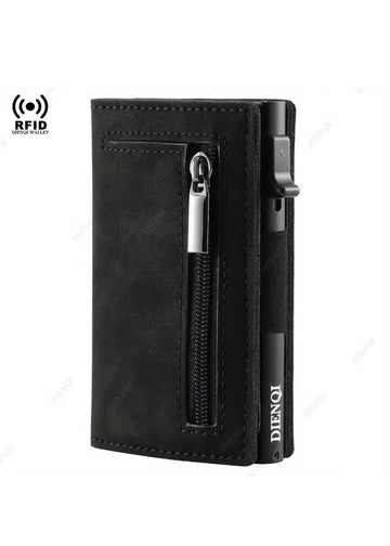 Genuine Leather Wallet for Men: Slim RFID Smart Minimalist Wallet | Credit Card Holder for Front Pocket wallet with Money Clip Full Grain - Gift for Husband Father on Birthday Anniversary