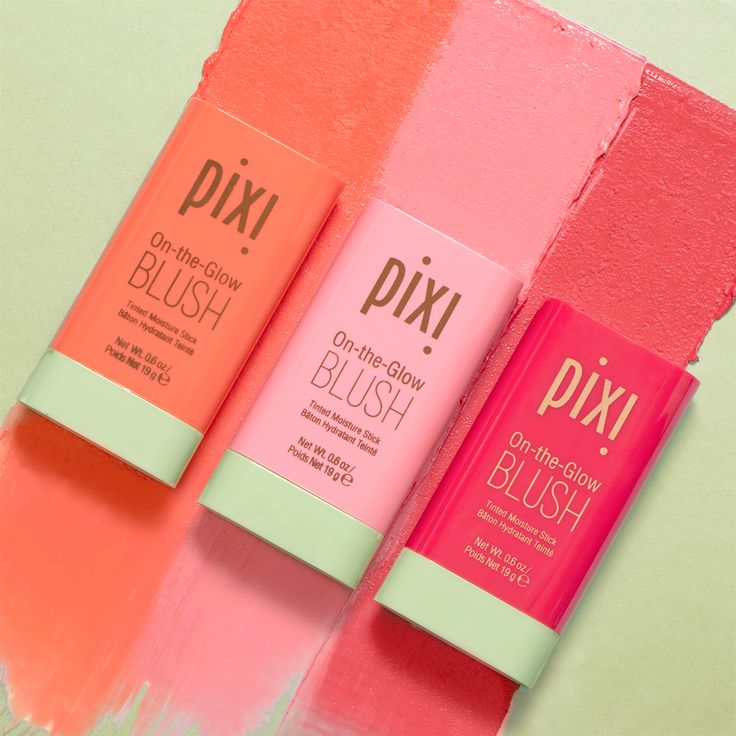 Pixie The Glow Blush Dupe on Tinted For Cheeks Make Up Moisture Stick Long Wearing Make Up Blush - Cool Shade Blusher